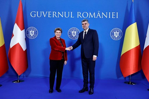 Marcel Ciolacu, după întrevederea cu preşedinţa Elveţiei: Ne bazăm pe sprijinul îndelungat al Confederaţiei Elveţiene în procesul de aderare la OCDE