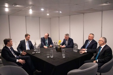 Nicolae Ciucă: Viitorul Republicii Moldova este alături de partenerii europeni şi cei nord-atlantici. I-am transmis premierului Dorin Recean sprijinul nostru total în acest parcurs