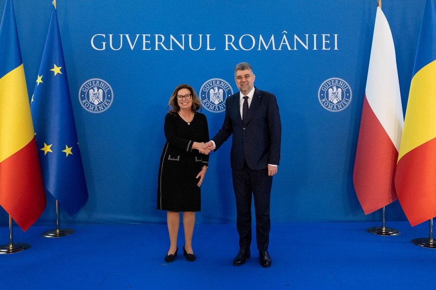 Premierul Marcel Ciolacu, discuţii cu mareşalul Senatului Poloniei despre dezvoltarea cooperării bilaterale în cadrul NATO, UE şi formate regionale relevante