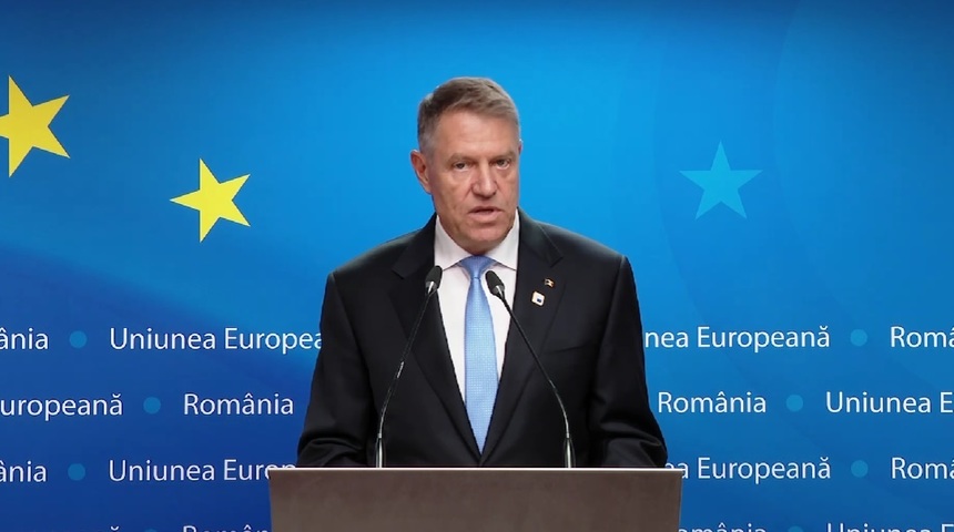 Klaus Iohannis, întrebat dacă are în vedere negocierea vreunei alte funcţii la nivel european: Eu mă concentrez pe discuţiile pentru NATO