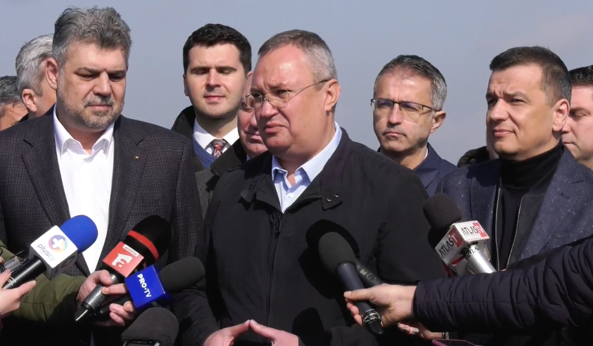 UPDATE - Ciucă: Autostrada Moldovei, cel mai important obiectiv de infrastructură al ţării în momentul de faţă / O coaliţie consolidată a adus stabilitate / Ciolacu: Vrem să mergem în continuare în faţa românilor cu acest proiect politic