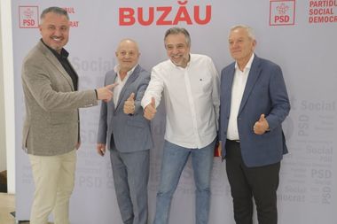 Lansarea candidaţilor PSD la alegerile locale, la Buzău - Romaşcanu mizează pe 60% la europarlamentare şi pe un scor peste 57% la locale. Ce spune despre un candidat PSD-PNL la Cotroceni / Şeful CJ Emanoil  Neagu îşi doreşte ca Buzăul să dea preşedintele 