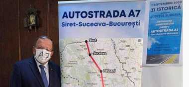 Gheorghe Flutur, după semnarea indicatorilor pentru tronsonul Paşcani – Suceava din A7: Sunt convins că în şedinţa de Guvern se va aproba demararea lucrărilor de proiectare şi execuţie şi în felul acesta judeţul Suceava vede luminiţa de la capătul tunelului