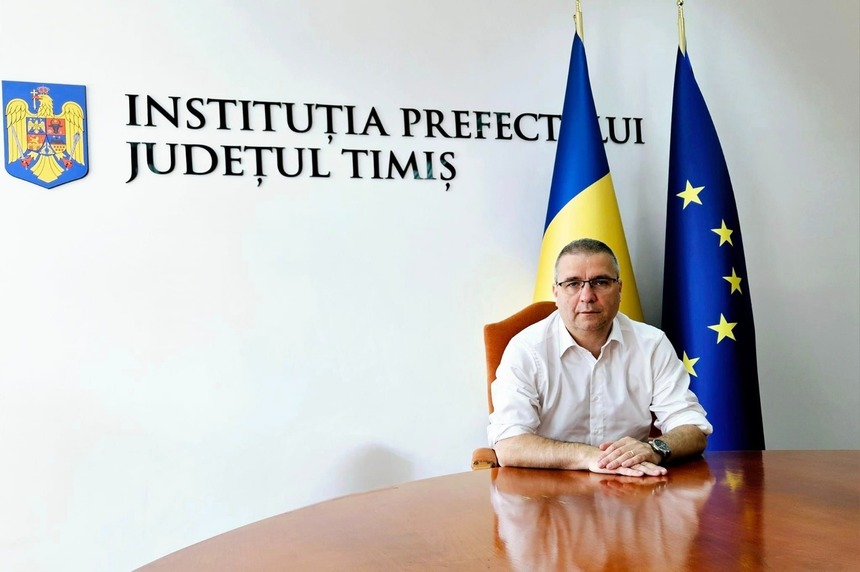 Subprefectul de Timiş, Sorin Ionescu, cere revocarea din funcţie pentru a putea candida la alegerile locale pentru un post de consilier local la Timişoara