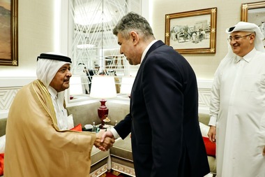 Marcel Ciolacu, întâlnire cu reprezentanţii Asociaţiei Oamenilor de Afaceri din Qatar: Am discutat despre investiţii majore în infrastructură, energie, agricultură şi alte sectoare economice de interes
