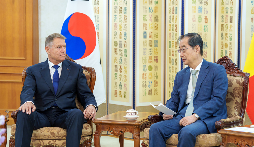 Preşedintele Iohannis, discuţii cu premierul Republicii Coreea despre consolidarea partneriatului strategic bilateral