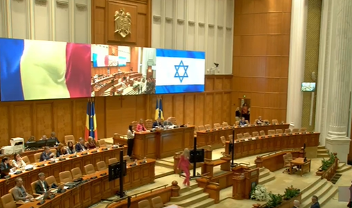 Şedinţa solemnă a Parlamentului dedicată Zilei Solidarităţii şi Prieteniei dintre România şi Statul Israel: Senatoarea Diana Iovanovici Şoşoacă a cerut să se comemoreze Ziua naţională de cinstire a martirilor din temniţele comuniste