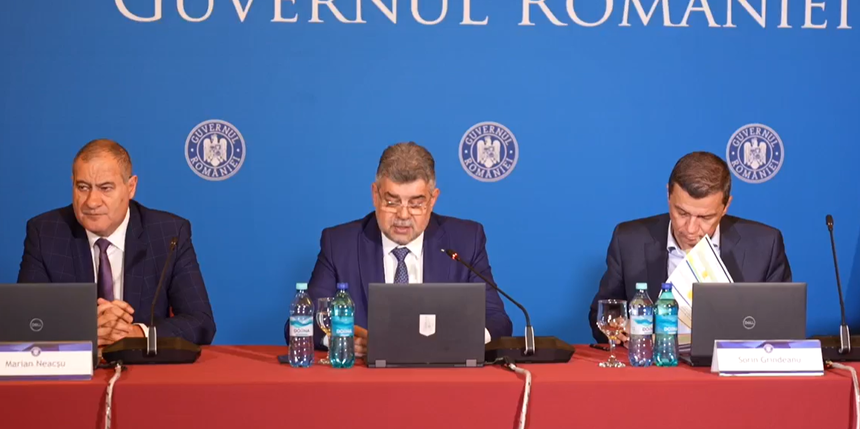 Premierul Marcel Ciolacu: Judeţul Braşov este campionul absolut în ceea ce priveşte creşterea economică la nivel naţional. În ultimii doi ani, acest judeţ s-a dezvoltat de două ori mai repede decât restul ţării