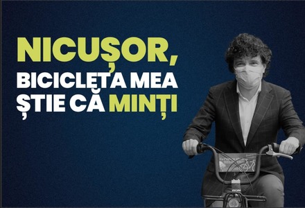 Sebastian Burduja: Nicuşor Dan a reuşit să facă 0 kilometri de piste de biciclete din sutele promise, exact ca la ţevile din sistemul de termoficare / Gabriela Firea a stat degeaba doi ani de zile, iar Nicuşor Dan a continuat în acelaşi ritm