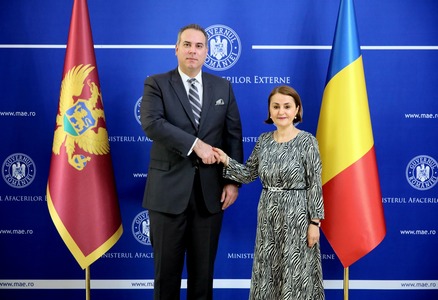 Ministrul de externe, Luminiţa Odobescu, l-a primit pe omologul muntenegrean Filip Ivanovic: România va continua să sprijine procesul de aderare europeană a Muntenegrului