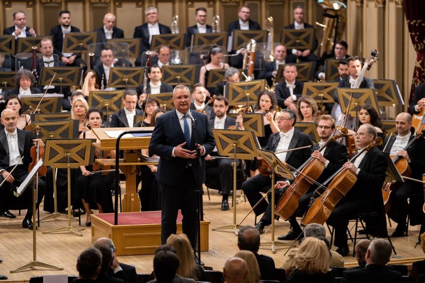 Nicolae Ciucă, la concertul extraordinar de la Ateneul Român, dedicat celor 160 de ani de existenţă a Senatului României: Instituţia pe care am celebrat-o, şi pe care am onoarea să o conduc, a jucat un rol esenţial în consolidarea statului de drept