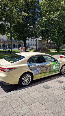 Marcel Ciolacu: Cu ajutorul unui cod QR pe care îl regăsiţi la peste 600 de taxiuri colantate, România este promovată în Hamburg, Berlin, München şi Frankfurt, pe toată durata Campionatului European de Fotbal