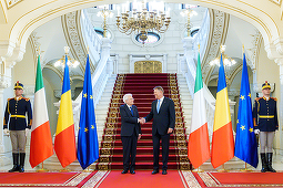 Iohannis: Apreciem foarte mult participarea pe care Italia a avut-o şi o va avea, în anii următori, la Poliţia Aeriană a NATO în România