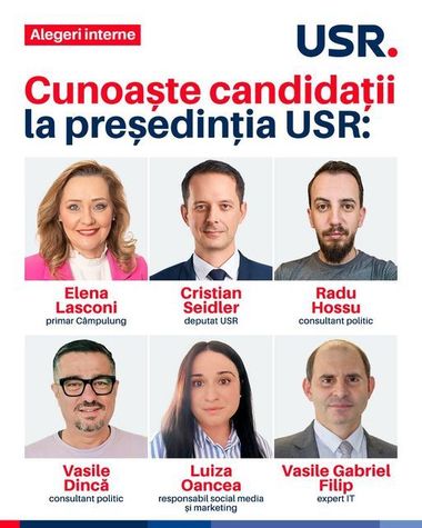 USR: Primul tur al alegerilor pentru preşedinţia USR are loc luni şi marţi