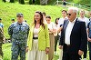 Natalia Intotero: "Servesc patria!", au strigat astăzi în cor, cu emoţie şi bucurie, cei 30 de tineri care au participat, timp de o săptămână, la "Tabăra de vară pentru cercetaşi”