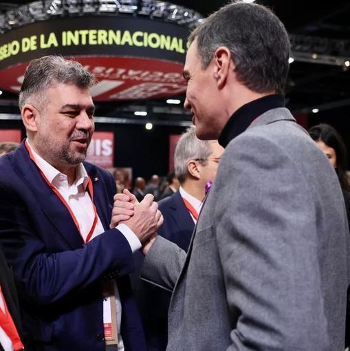 PSD găzduieşte reuniunea Internaţionalei Socialiste / Marcel Ciolacu îl primeşte pe Pedro Sanchez / Premierul spaniol, în România după ce a urmărit sfertul de finală al Campionatului European de fotbal dintre Spania şi Germania - VIDEO