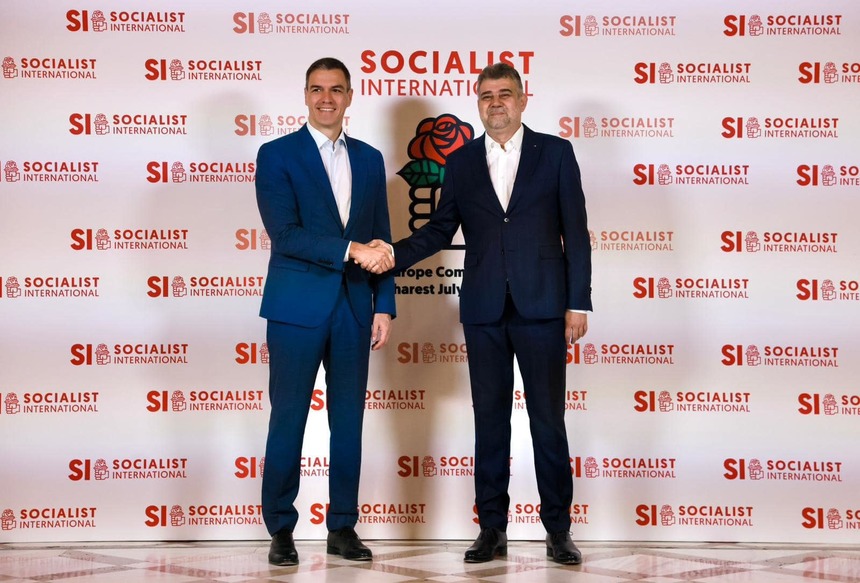 UPDATE - Internaţionala Socialistă la Bucureşti - Premierul spaniol a venit după ce a urmărit meciul Spania-Germania de la EURO-2024 / Ciolacu: Eu cred că Spania va câştiga Campionatul European / Ce au mai declarat Marcel Ciolacu şi Pedro Sanchez - VIDEO