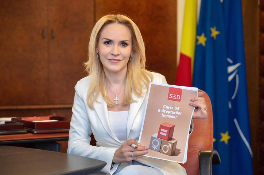 Gabriela Firea cere drepturi egale pentru toate femeile din Uniunea Europeană: Susţin, semnez şi promovez ”Carta UE a drepturilor femeilor”