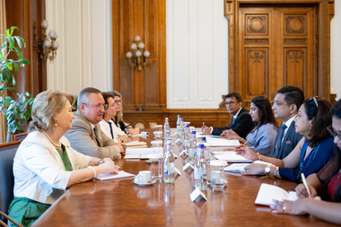 Preşedintele Senatului, Nicolae Ciucă, întrevedere cu Mohamed Ali Sabry, ministrul afacerilor externe al Republicii Democratice Socialiste Sri Lanka