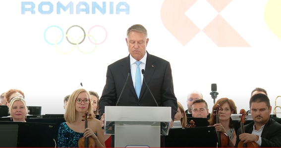 Klaus Iohannis, la inaugurarea Casei României, la Ambasada de la Paris: Începând de astăzi, inima României va bate şi mai puternic aici, datorită sportivilor noştri care vor intra în cea mai mare competiţie internaţională