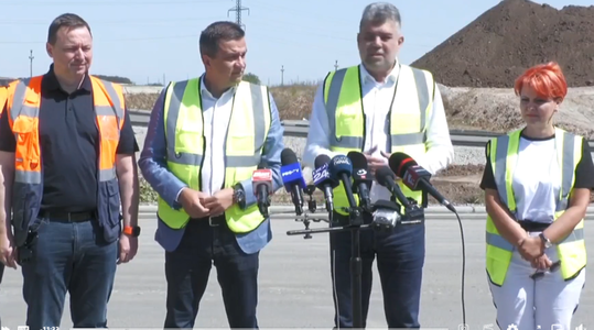 Ciolacu, după verificarea lucrărilor pe Tronsonul 1 şi Tronsonul 4 al Drumului Expres Craiova-Piteşti: O veste bună de la constructor - se pare că o să finalizeze anul acesta cei 17 kilometri care erau primul tronson - VIDEO