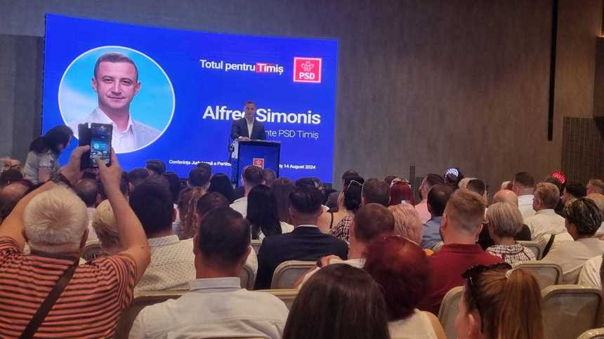 Alfred Simonis: PSD Timiş nu doreşte să intre în niciun joc care să însemne izolarea administraţiei Fritz a municipiului Timişoara