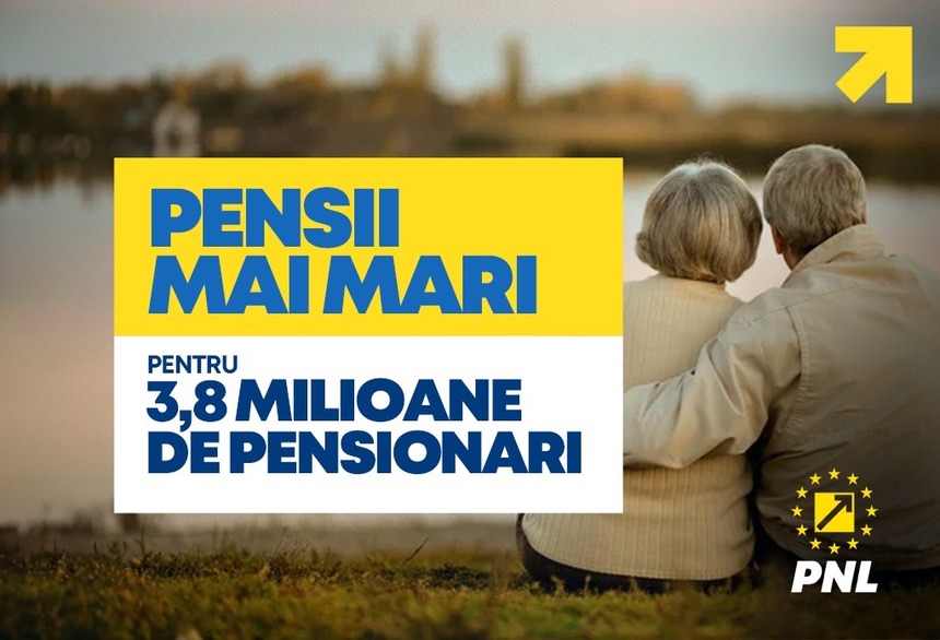 PNL: Pensiile vor creşte în medie cu 27%, începând din această toamnă / Peste 90.000 de pensionari vor ieşi din categoria pensiei minime