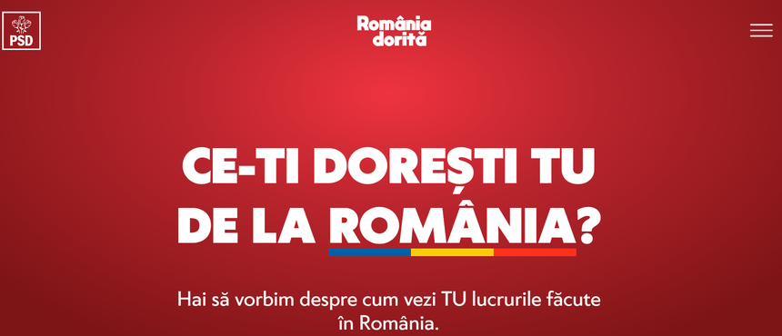 Marcel Ciolacu lansează o platformă program de dezvoltare a României pentru următorii 4 ani, intitulată ”Româniadorită”: Cu cât vor fi mai multe mesaje şi soluţii, cu atât mai bun şi legitim va fi acest Plan pentru România!