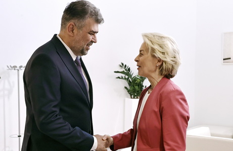 Premierul Marcel Ciolacu se întâlneşte la Bruxelles cu preşedintele Comisiei Europene, Ursula von der Leyen. Cei doi urmează să discute despre portofoliul de comisar european din partea României şi despre stadiul îndeplinirii PNRR