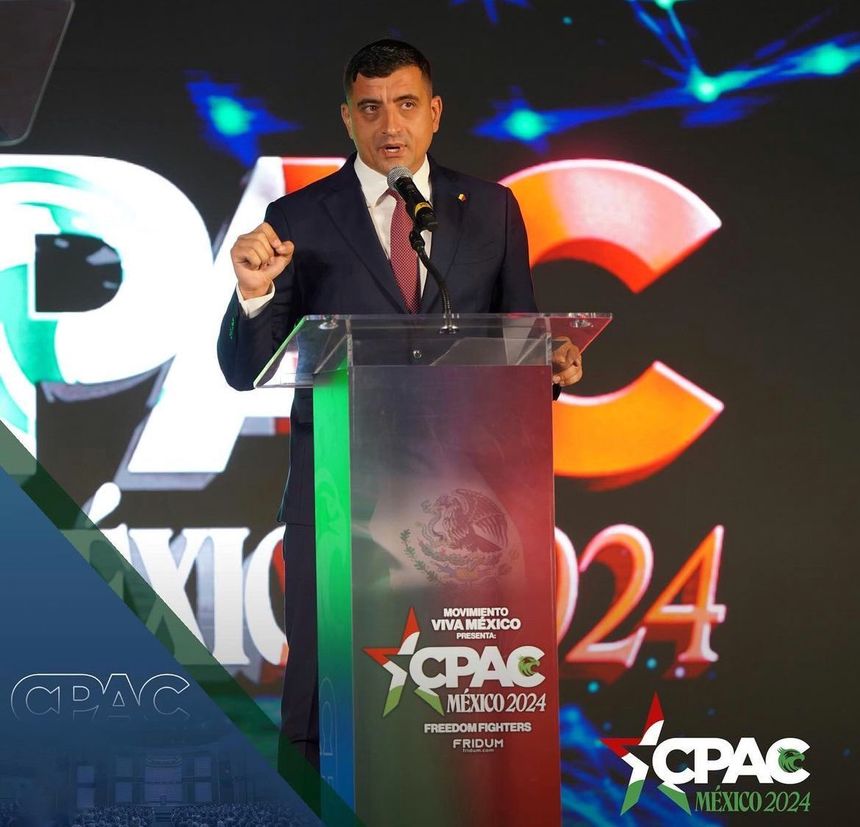 George Simion, discurs la CPAC, în Mexic: În faţa voastră este viitorul preşedinte al României! / Să fim luptători, nu marionete! Să construim acea lume a statelor suverane şi libere la care am visat! - FOTO

