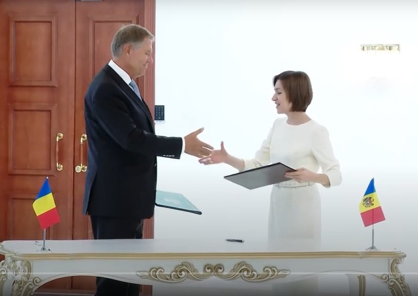 Iohannis: Am semnat cu Maia Sandu o declaraţie comună privind rezilienţa Republicii Moldova / Este un document care recunoaşte paşii importanţi pe care autorităţile de la Chişinău i-au făcut în ultimii ani pe calea europeană - FOTO
