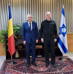 Ministrul Apărării, întâlnire cu omologul israelian Yoav Gallant, la Tel Aviv: Ne exprimăm disponibilitatea continuării cooperării bilaterale, inclusiv  pe acest palier al înzestrării cu capabilităţi militare moderne ale Armatei Române