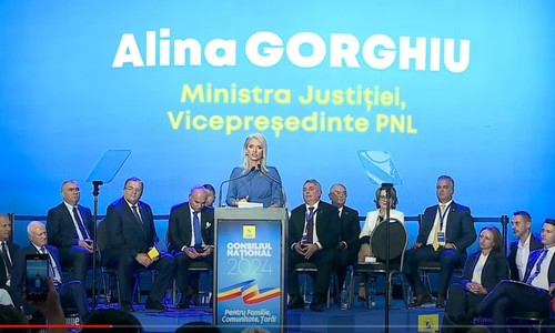 Consiliul Naţional al PNL - Gorghiu: PNL este partidul care dă familiilor din România sentimentul de protecţie, de siguranţă,  garanţia că familiile sunt apărate! / PNL nu validează astăzi o vedetă de carton, nici nu  promite apartamente la preţuri iluzor