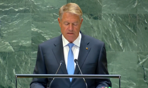 Klaus Iohannis, la ONU: România sprijină pe deplin Iniţiativa de Pace a Preşedintelui Zelenski, este singura abordare care poate asigura o pace justă şi durabilă