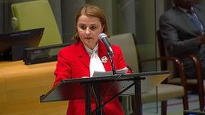 Ministrul de Externe, Luminiţa Odobescu, la segmentul la nivel înalt al celei de-a 79-a sesiuni a Adunării Generale a Organizaţiei Naţiunilor Unite (ONU)