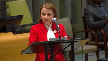 Ministrul de Externe, Luminiţa Odobescu, la segmentul la nivel înalt al celei de-a 79-a sesiuni a Adunării Generale a Organizaţiei Naţiunilor Unite (ONU)