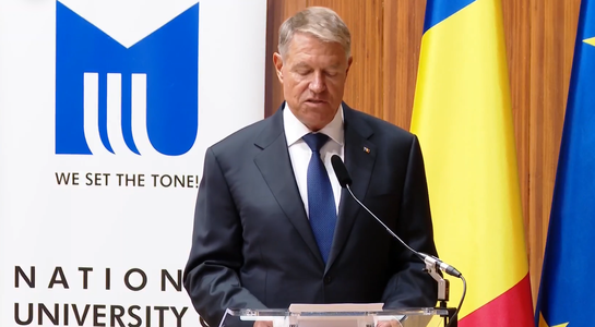 Klaus Iohannis: România are nevoie de mai mulţi absolvenţi de studii superioare, pentru că dezvoltarea economică sustenabilă şi societatea la care aspirăm nu pot deveni realitate decât prin contribuţia cât mai multor cetăţeni foarte bine pregătiţi