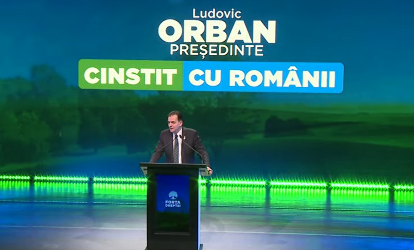 Orban: Pentru mine, intrarea în această competiţie este apogeul carierei / Trebuie scoşi afară din instituţii toţi sinecuriştii băgaţi pe uşa din dos de PSD şi PNL / Nu mai vreau servicii de informaţii în partide, justiţie, economie, media