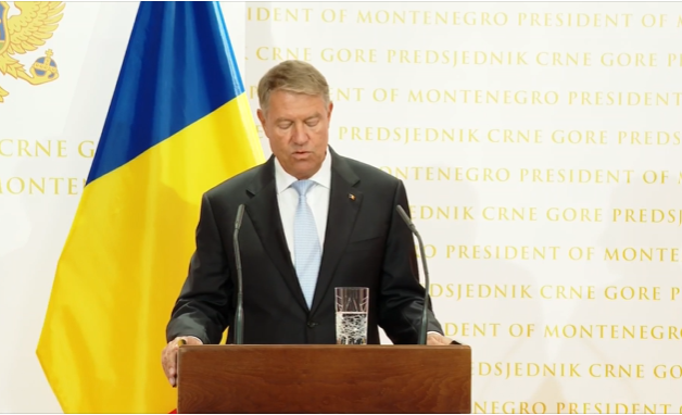 Klaus Iohannis, după discuţiile cu preşedintele Muntenegrului: Am hotărât astăzi să încurajăm guvernele noastre să înceapă să facă paşi foarte concreţi pentru a sprijini antreprenorii din Muntenegru şi din România să se apropie mai mult