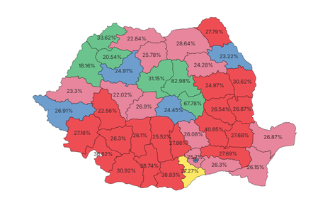 ALEGERI PREZIDENŢIALE 2024 – Judeţul Giurgiu, singurul unde Nicolae Ciucă este pe primul loc, după centralizarea a peste 90% dintre procesele verbale