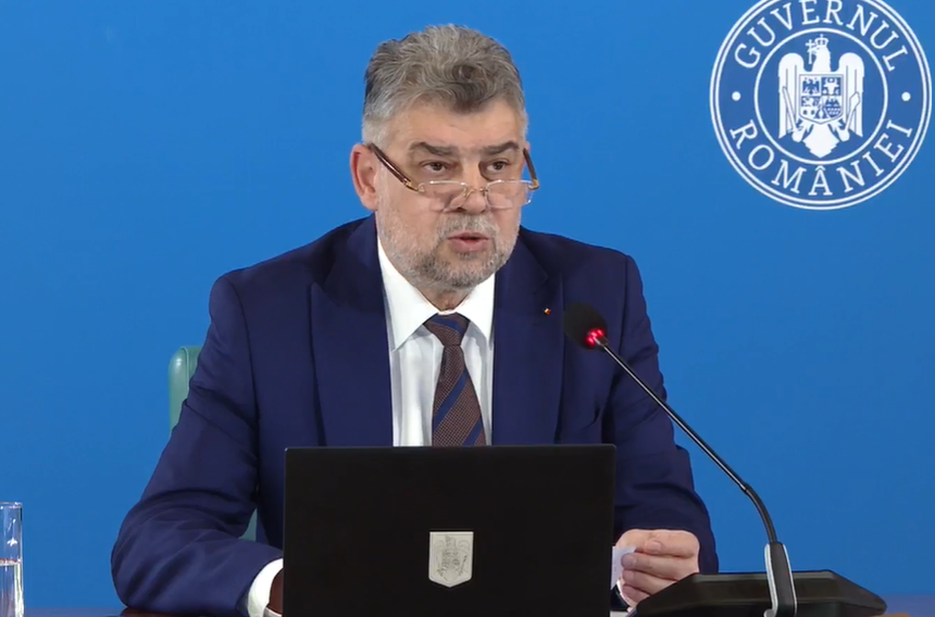 Marcel Ciolacu: Majorăm astăzi salariul de bază minim brut pe ţară garantat în plată de la 3.700 de lei la 4.050 de lei lunar / Majorarea cu 9,46% se va aplica începând cu 1 ianuarie 2025 şi vor beneficia peste 1,8 milioane de salariaţi din România