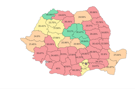 ALEGERI PARLAMENTARE 2024 – Constanţa, Tulcea, Sibiu, Braşov, Suceava, Timiş şi Arad, judeţe unde AUR a obţinut până acum cele mai multe dintre voturile centralizate / La nivel naţional, au fost centralizate peste 23% dintre procesele verbale