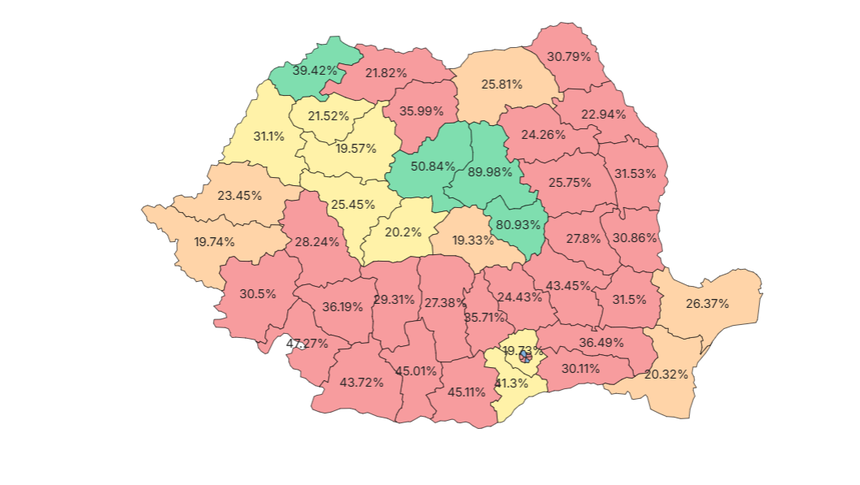 ALEGERI PARLAMENTARE 2024 – Ordinea partidelor după centralizarea a 30% dintre procesele verbale – PSD, AUR, PNL, UDMR, USR