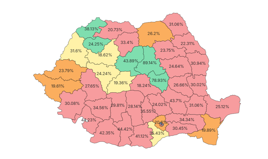 ALEGERI PARLAMENTARE 2024 – Ordinea partidelor care ar urma să intre în Parlament, după centralizarea a 50% dintre procesele verbale: PSD, AUR, PNL, UDMR, USR, SOS România şi POT / În diaspora, centralizarea a trecut de 10% - USR conduce