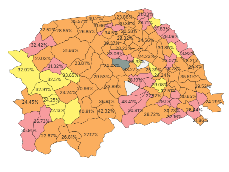 ALEGERI PARLAMENTARE 2024 – AUR a câştigat alegerile în judeţul Suceava, având scoruri de peste 40 la sută în câteva localităţi
