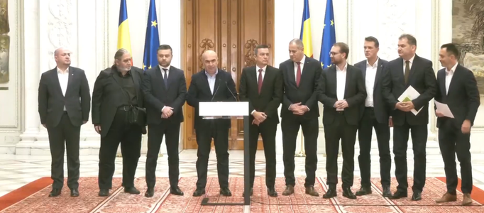 Coaliţia a luat act de refuzul USR de a manifesta o atitudine constructivă şi responsabilă: Documentul transmis sub forma unui „to do list” reprezintă, din păcate, doar un pretext de a se disocia de un proiect comun de guvernare