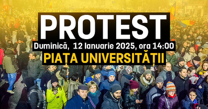 AUR anunţă un protest, în 12 ianuarie, în Piaţa Universităţii: Vrem să transmitem un mesaj clar: ne dorim reluarea alegerilor cât mai urgent