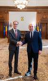 Ilie Bolojan, preşedintele Senatului, întâlnire cu ambasadorul Germaniei în România: Discuţii privind situaţia politică actuală din România şi Germania, provocările şi oportunităţile comune din contextul european