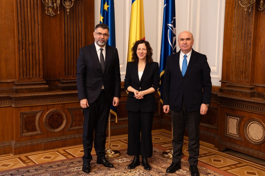 Ilie Bolojan, întâlnire cu vicepreşedinta executivă a Comisiei Europene, Roxana Mînzatu: Discuţii privind sprijinirea mediului de afaceri prin reducerea birocraţiei şi simplificarea reglementărilor