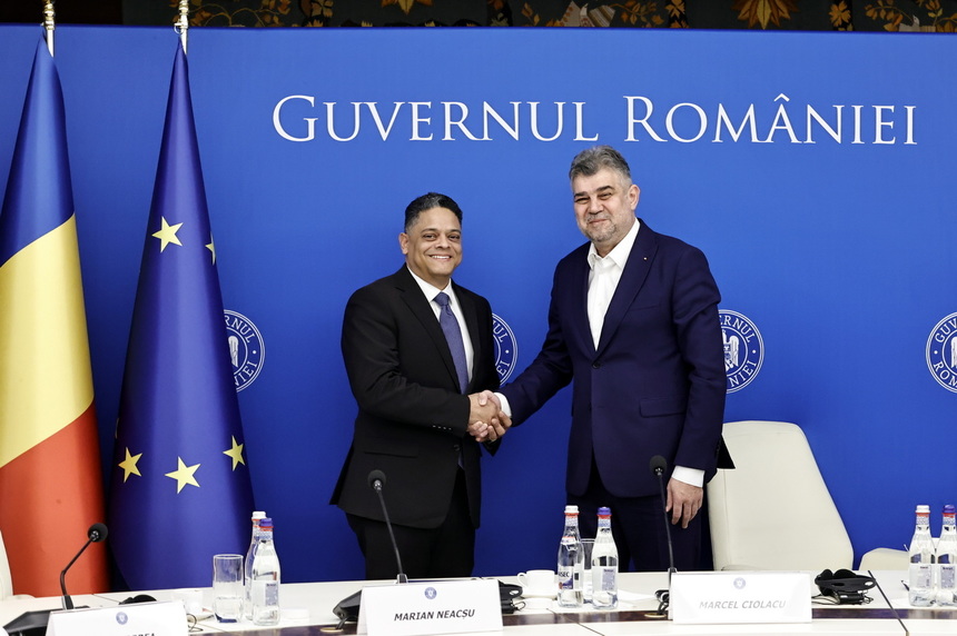 Premierul Marcel Ciolacu, după întrevederea cu reprezentanţii Grupului Banca Mondială: Restructurarea aparatului bugetar şi reorganizarea administrativ-teritorială fac parte din pachetul de priorităţi guvernamentale pentru perioada următoare